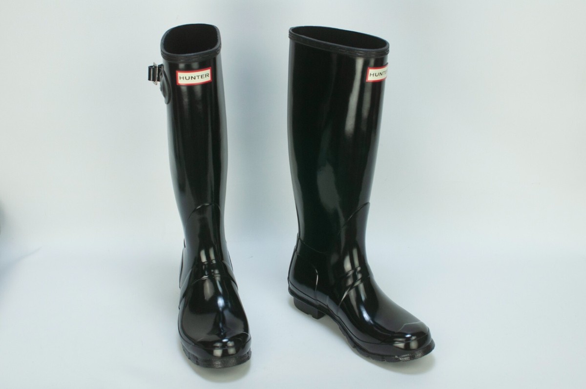 NWoB Hunter Original Wellington Rain Rubber Boots Gloss