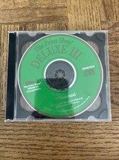 The Print Shop Deluxe III- PC CD Rom Software