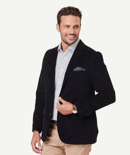Fine Cord Sports Jacket Navy | eBay