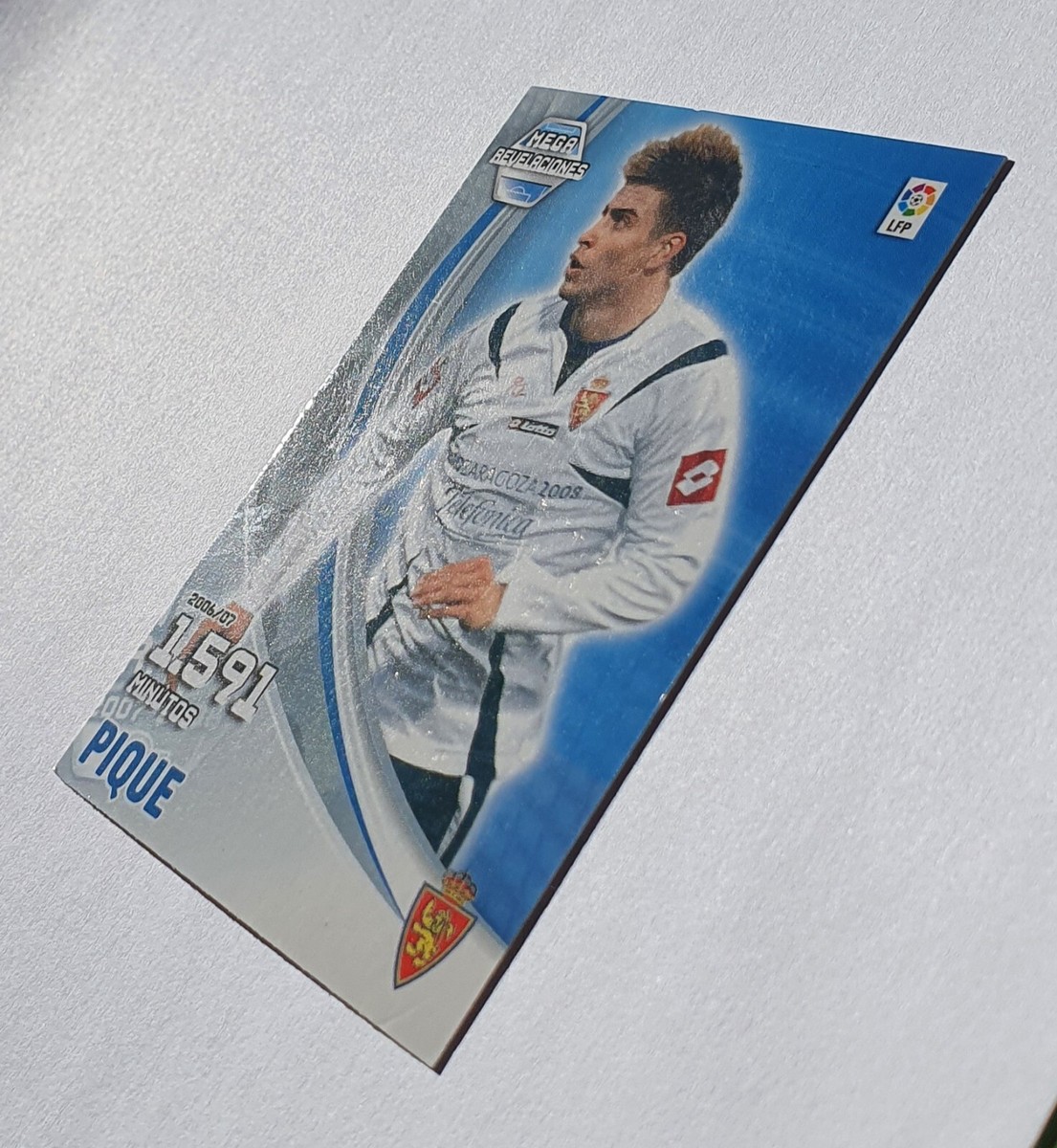 2007-08 Gerard Pique 2nd Year #401 Real Zaragoza Panini 2007-08 Gerard Pique 2nd Year #401 Real Zaragoza Panini