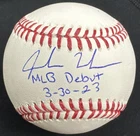 Jordan Walker MLB Debut 3-30-23 Signed Baseball MLB Holo Fanatics