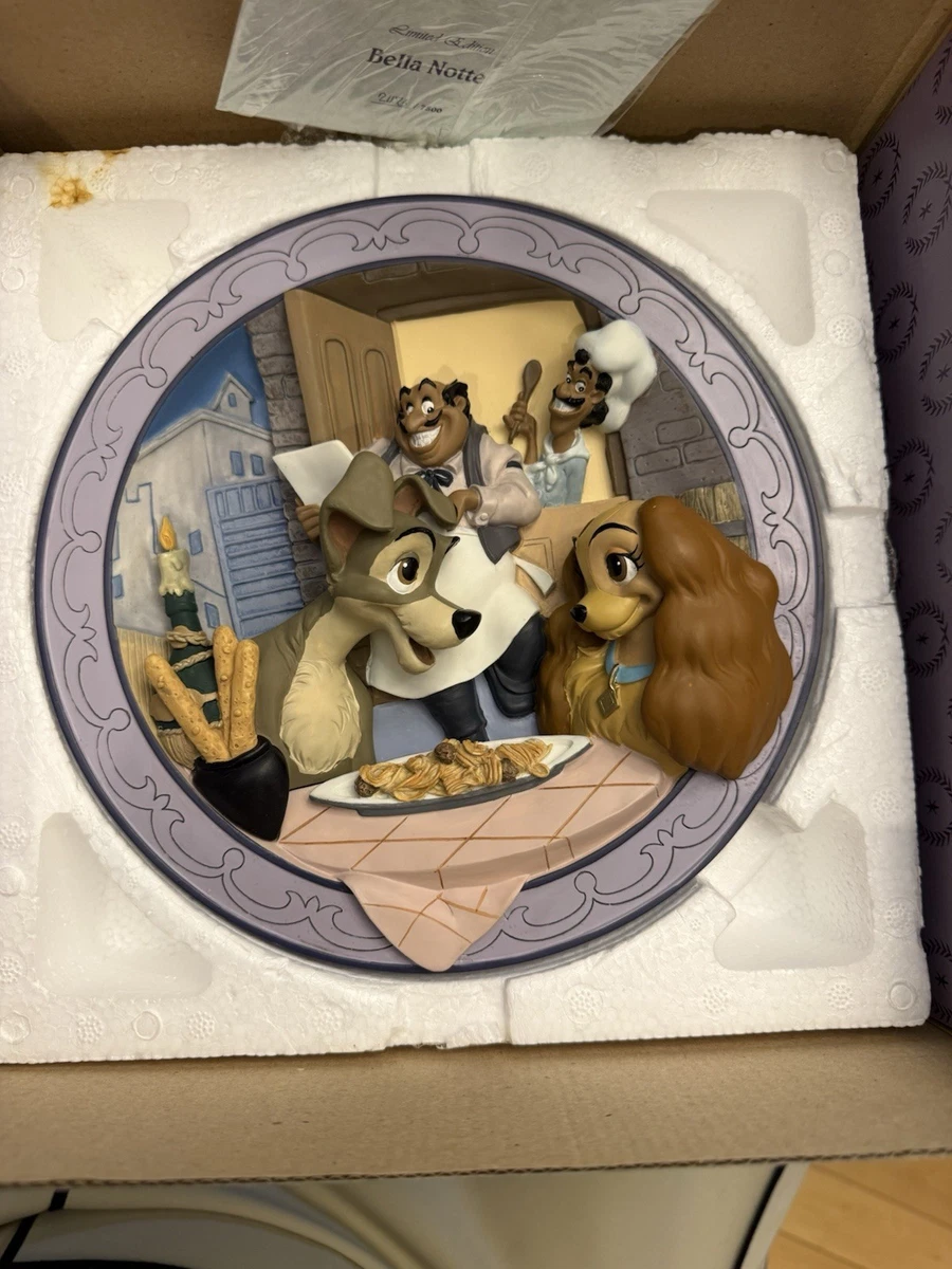 Lady and the Tramp Plate Indiana Disney Plates 1968-Now for sale