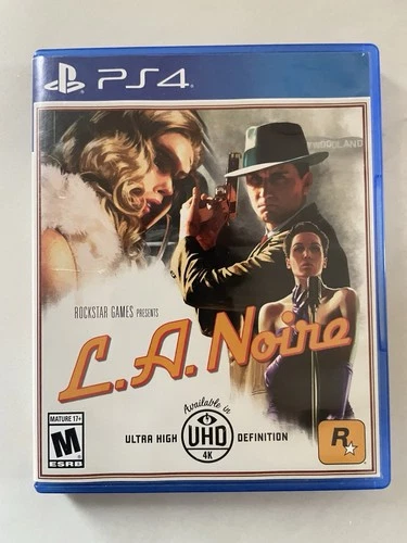 LA Noire PS4 GameUHD 4K Tested super Clean Disc