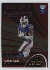 2022 Panini Donruss Elite Full Throttle Red 98/99 Gabriel Davis #FT18 07d9