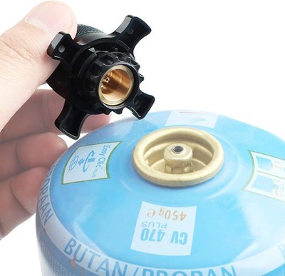Gaskartuschen Adapter für Campingaz 7 16 Zoll Schraubgewinde Kocher