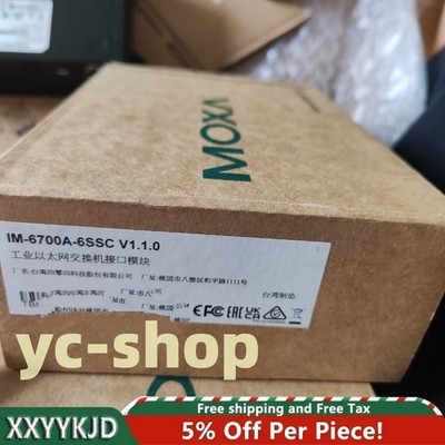 1PCS New MOXA IM-6700A-6SSC Module Fast shipping via FedEx or DHL*c