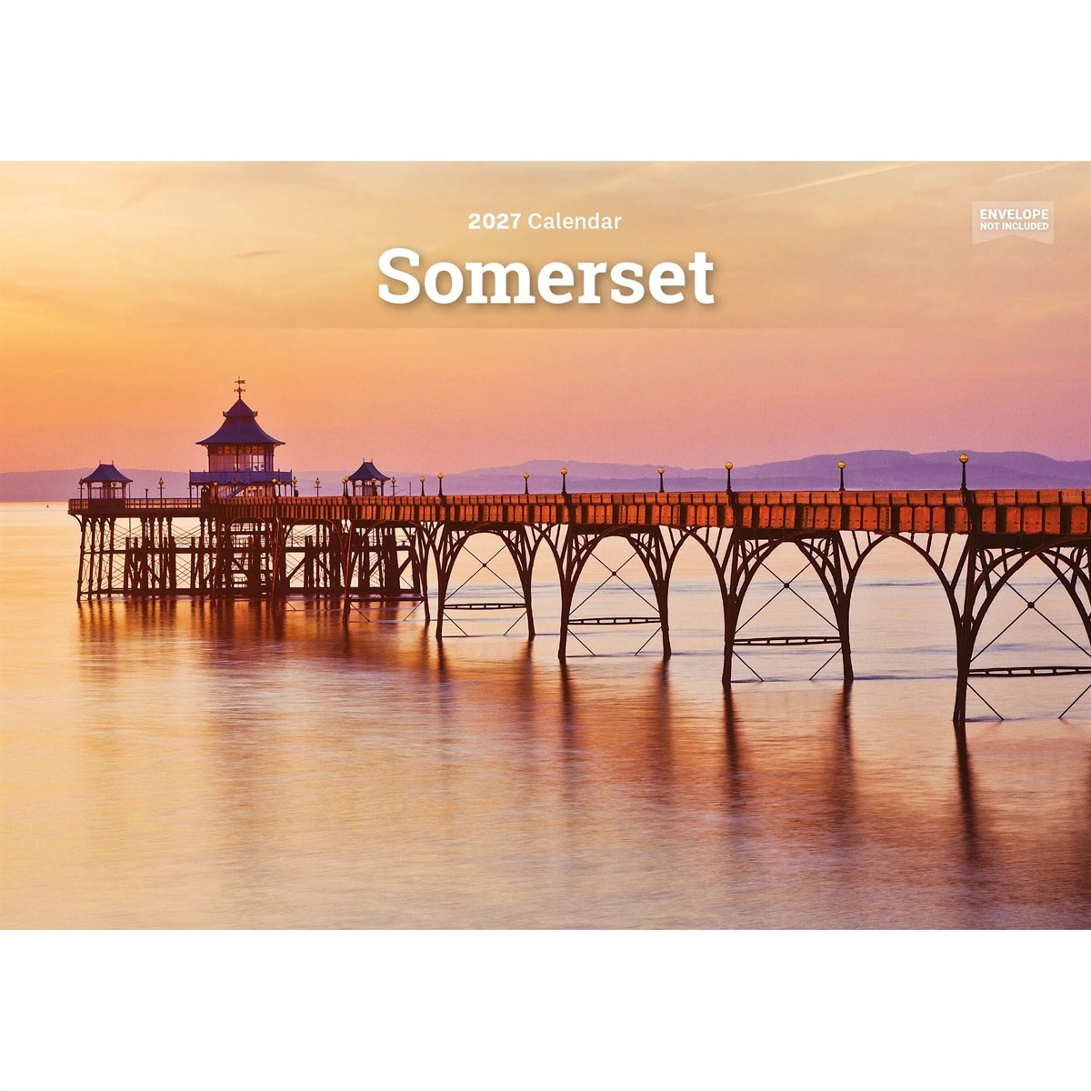 Somerset A5 Calendar 2027, Wall Calendars, Month To View, Travel, Gift