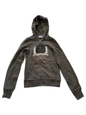 Alprausch Damen Sweatjacke Kapuzenjacke Grau Gr. 36/S Casual