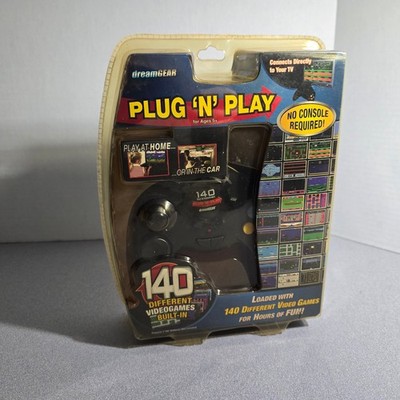 Plug 'N' Play DreamGear Controller w/ 140 Retro Video Games TV System New/Sealed