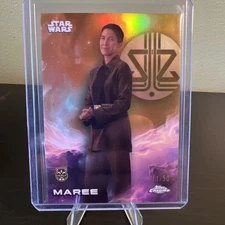 2025 Topps Chrome Star Wars MAREE DEBUT Orange Refractor /25 #87 MINT