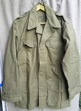 ARMÉE FRANÇAISE VESTE COMBAT TREILLIS MOD 47 DATÉE 1953 TAILLE L NEUF DE STOCK