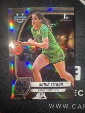 2024-25 Bowman Chrome U Sonia Citron Silver Refractor 1st Bowman #64 Notre Dame