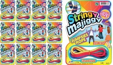 Elastic Chinese Jump Rope 12 Skipping Rope Colorful Stretchy Jump Rope for ...