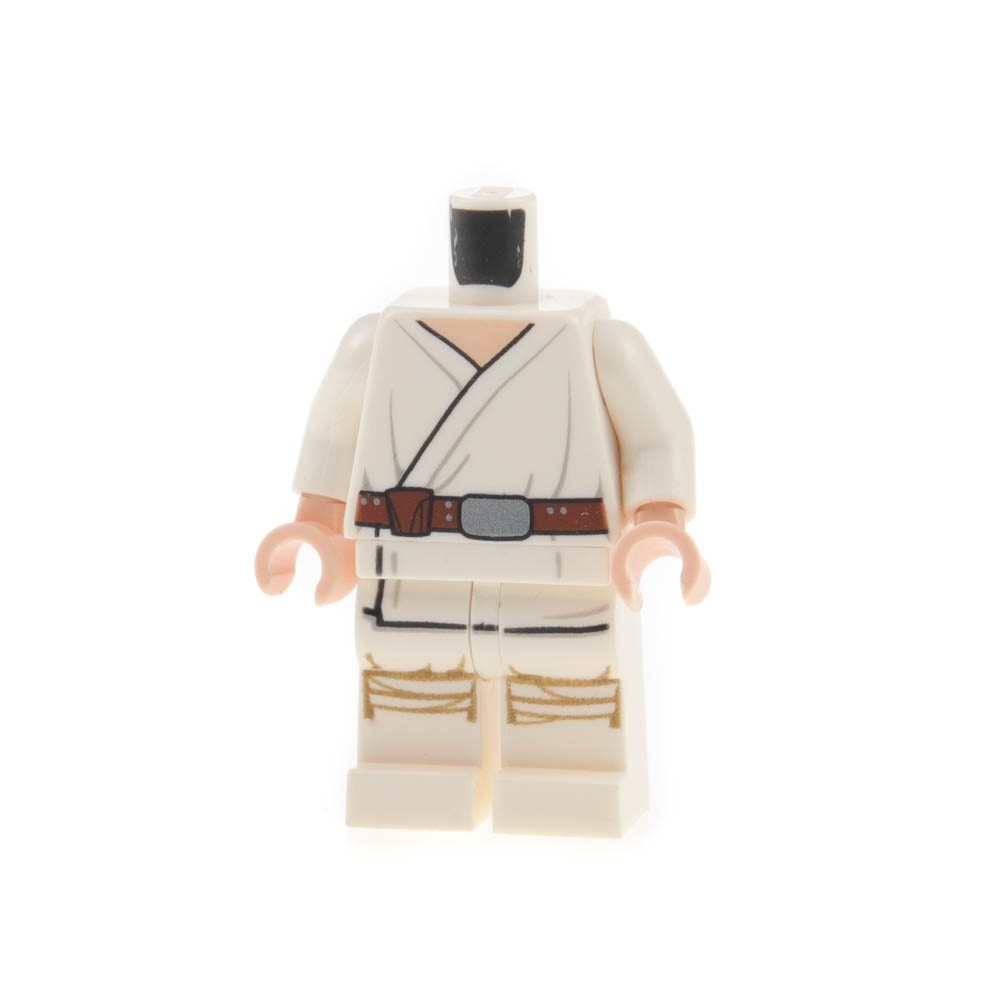 1x LEGO Minifigure SW Luke Skywalker Torso Legs, White sw0778 970c00pb0325