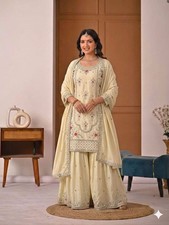 DRESS PARTY WEAR NEW DESIGNER BOLLYWOOD PAKISTANI INDIAN SALWAR KAMEEZ WEDDING