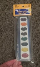 Sargent Watercolor Paint Set With Brush - Eight Colors