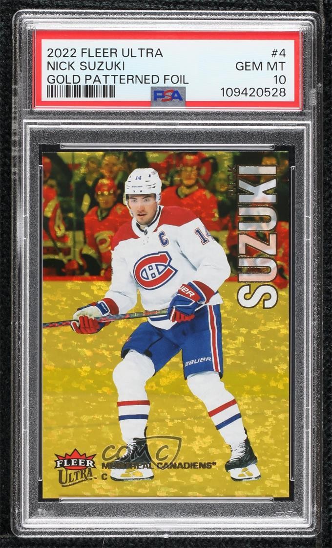 2022 Upper Deck UPPER DECK FLEER ULTRA #4 Nick Suzuki front