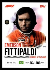 2026 Topps Turbo Attax F1 140 Emerson Fittipaldi Card 2026 Topps Turbo Attax F1 140 Emerson Fittipaldi Card