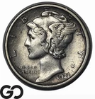 1921-D Mercury Dime *Key Date* Choice XF+, Lower Mintage Issue