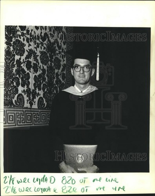 #ad #ad 1984 Press Photo John J. Devlin III Summa Cum Laude graduate Loyola University $23.88