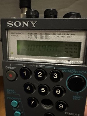 SONY AIR8 RADIO RECEIVER AIR 108-136MHz AM 150-2194kHz FM 76
