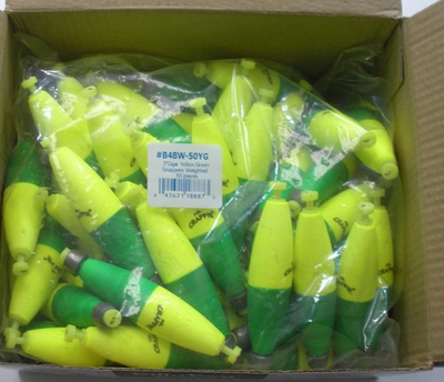 #ad Betts B4BW 50YG 3quot; Weighted Snapon Foam FloGlo Float Bag of 50 $74.28