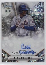 2023 Bowman Sterling Prospect Speckle Refractor 8/99 Alex Ramirez Auto 00em