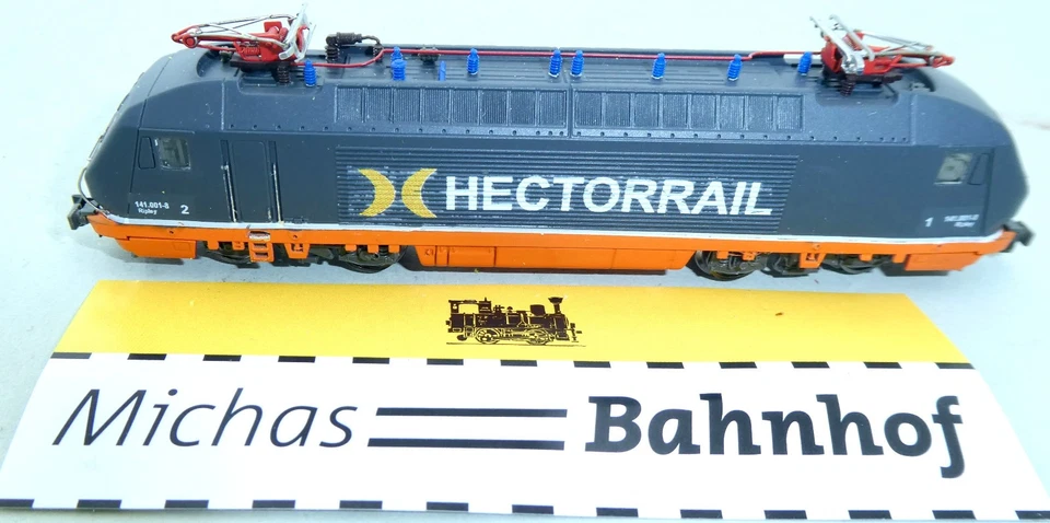Hectorrail Riplay Lackierung auf Minitrix BR 141 001-8 N 1:160 LA4 å