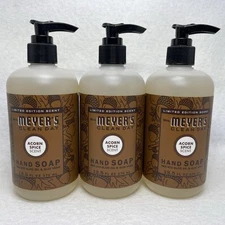 Mrs. Meyer's Clean Day Hand Soap Limited Edition Scent Acorn Spice (3 Pack)