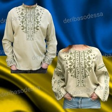 Traditional Ukrainian embroidered clothing Vyshyvanka for men and women 2XS-4XL