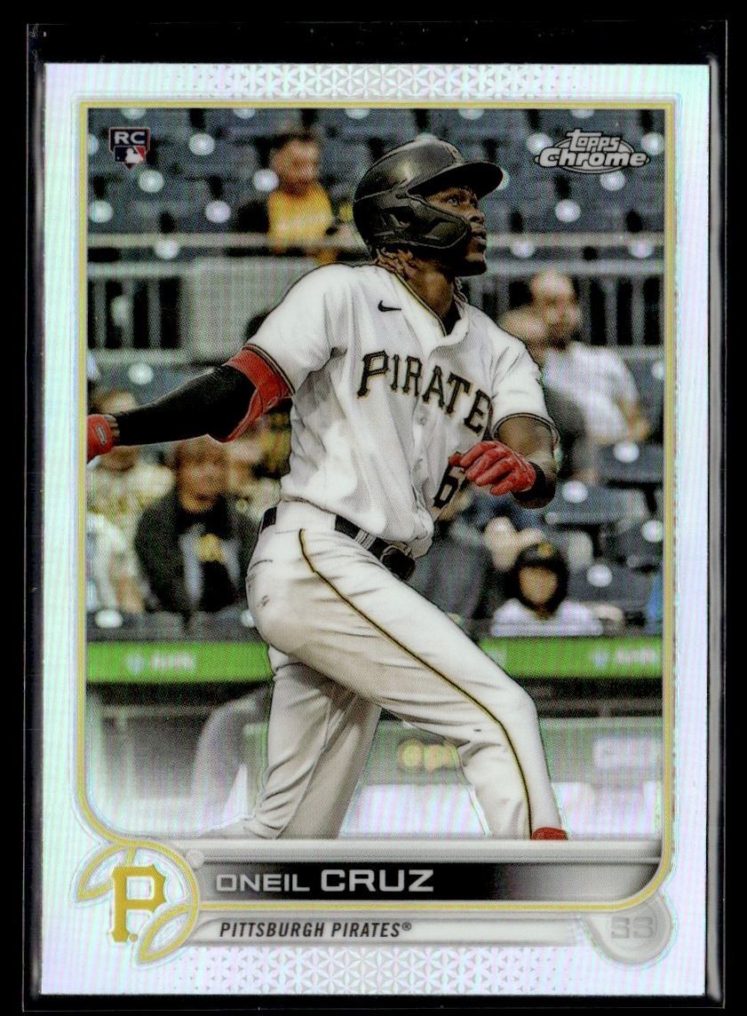 2022 Topps Chrome Refractor Oneil Cruz RC Pittsburgh Pirates #128