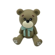 Bear Cake Topper Baby Shower Teddy Bear Cake Decoration Boy Bear Cupcake Topper