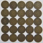 INDIAN HEAD CENT 1C CENT U.S. MINT OLD COLLECTION LOW GRADE COIN LOT (25) 🌈⭐🌈