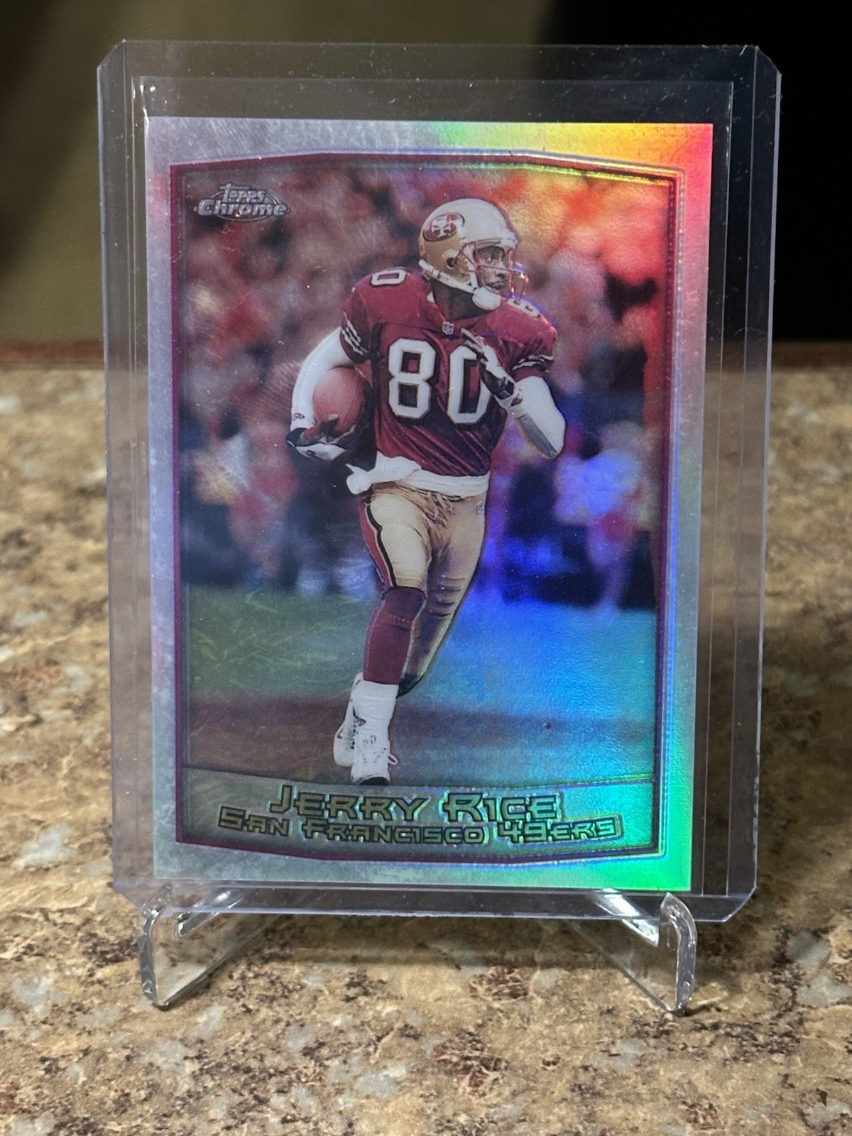 Jerry Rice San Francisco 49ers 1999 Topps Chrome Refractor #50