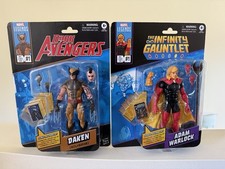 Marvel Legends Dark Avengers Wolverine DAKEN and Infinity Gauntlet Adam Warlock