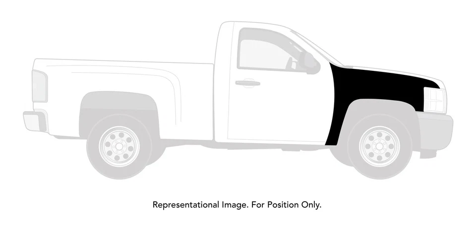 Guardabarros delantero JEGS para Chevrolet Silverado 1500 2007-2013, 2500, 3500 Foto 4 de 4