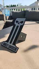 Harley-davidson Number 1 Skull Trailer Hitch Cover