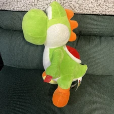 Super Mario World Plush Green Yoshi Soft Toy Stuffed Plush Animal Doll 10" NWT