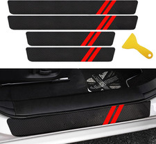 Door Sill Protector Compatible with Dodge Charger Challenger 4PCS Door Sill Prot