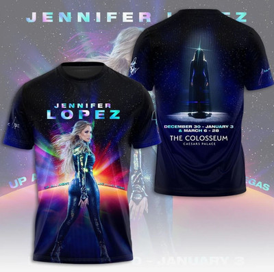 Jennifer Lopez The Colosseum Caesars Place AOP 3D T-Shirt EG338