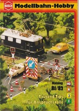 Busch 1981 Vintage Katalog "Modellbahn-Hobby 81/82" Modelleisenbahn H0, N, Z, I