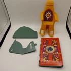Vintage 80s MOTU He-Man Castle Grayskull Parts Lot - Throne Trap Door & More