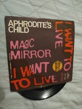 Disco 45 giri (7") Aphrodite's Child - I want to live- Magic Mirror - Mercury 