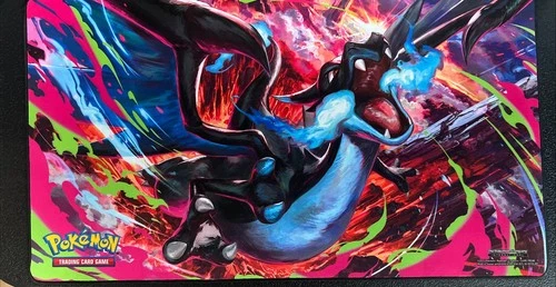 Mega Charizard X ex UPC Playmat Pokemon TCG