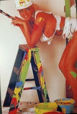 115(29)*Vintage Pin Up Girls photo black - white