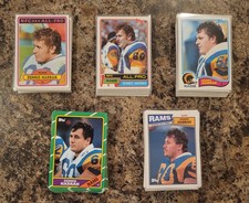 Lot of 100+ Assorted DENNIS HARRAH Football Cards 1980-1987 6xPB FB3959