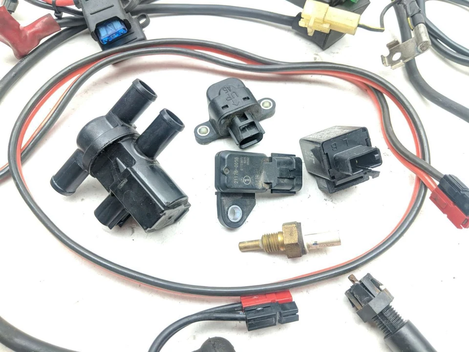 06 Kawasaki Vulcan 900 VN900 Relé Sensor Kit Batería Arranque Kick MAP Intermitente Foto 3 de 4