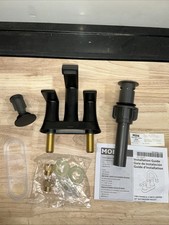 Scratch Moen Genta 4 in. Centerset 2 Handle Bathroom Faucet Drain Matte Black