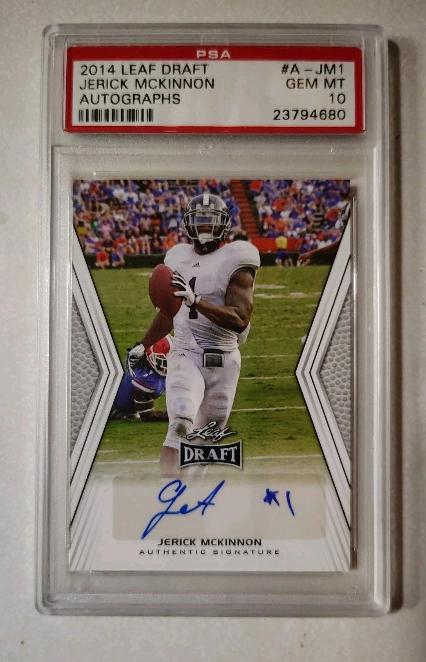 Jerick McKinnon Leaf Draft Autographs #AJM1 Base