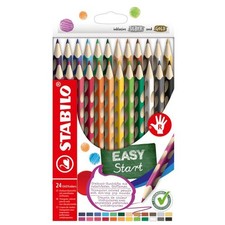 Ergonomischer Buntstift für Rechtshänder - STABILO EASYcolors - 24er Pack - mit 